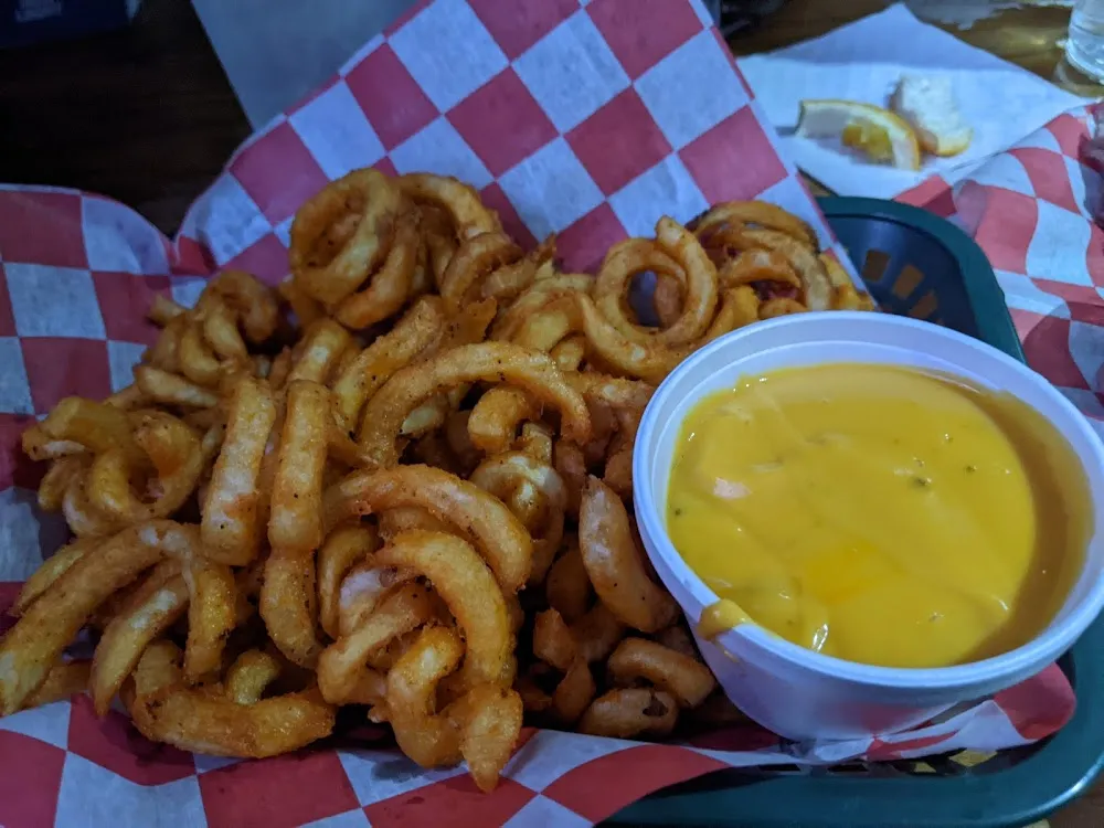 Curly Fries with Cheese