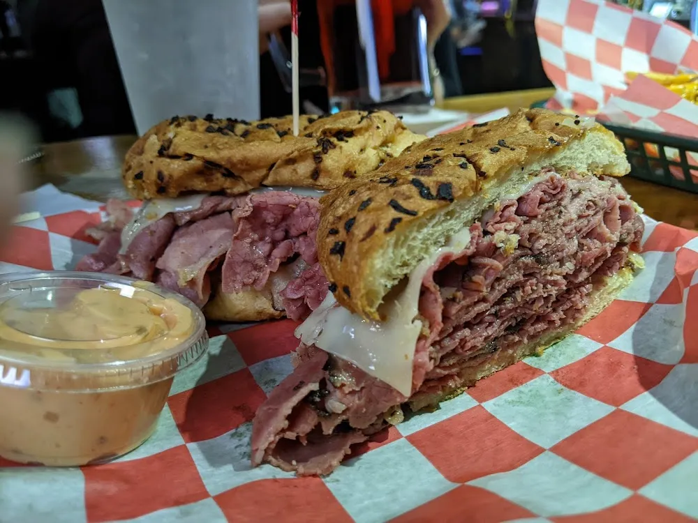 Pastrami and Corned Beef Combo Sandwich
