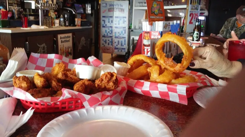 Wings and Onion Rings